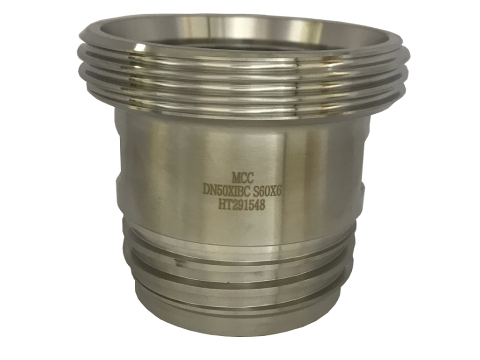 IBC Utv/Utv S60x6/DN25 1" DIN 11851 Rostfritt