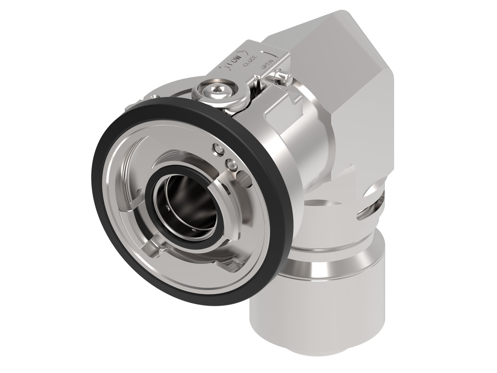 FD83 QDC coupling 1" 90° 1G Crimp