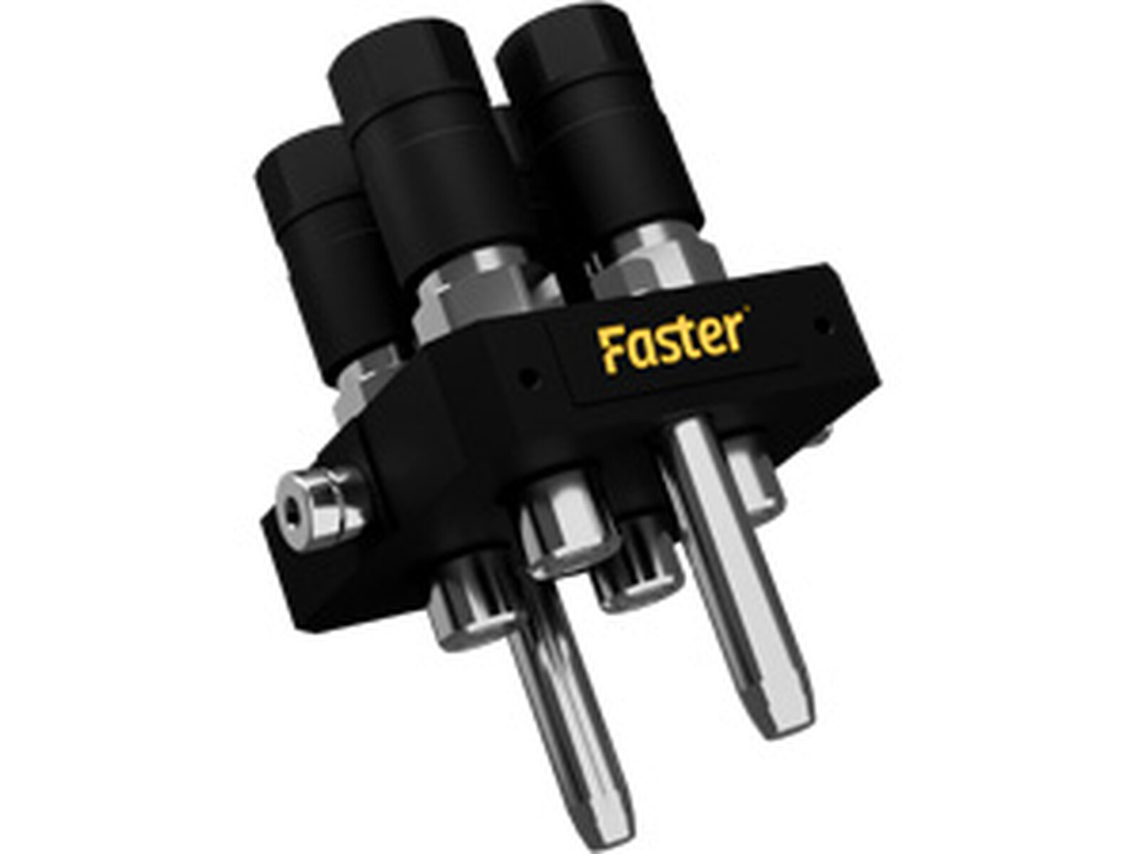 Multifaster Male 350 bar 4 lines size 06 right hand lever