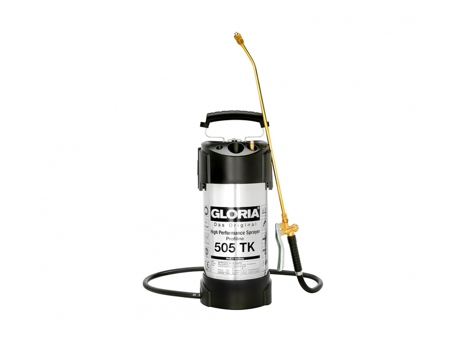 Tryckspruta Gloria 505 TK Profiline 5 l, Rostfritt stål