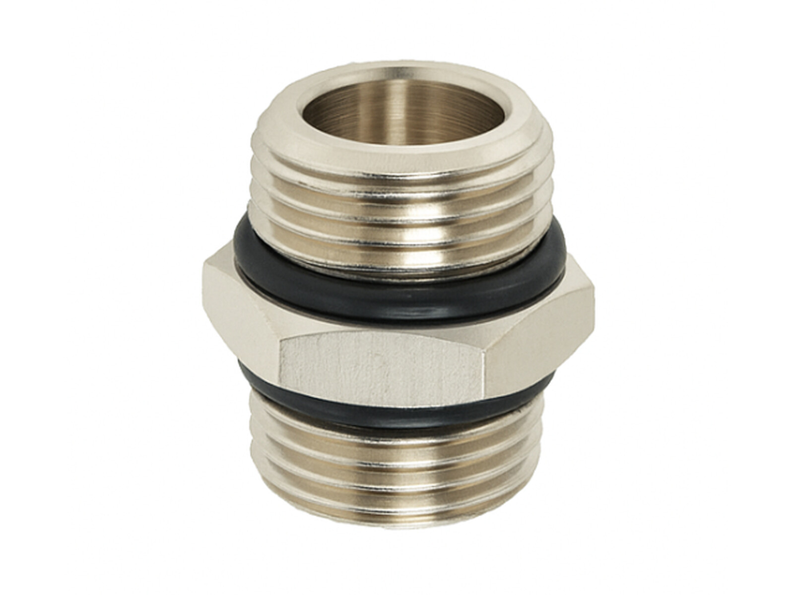 Adapter Straight Out G3/8" NBR O-Ring Sealed