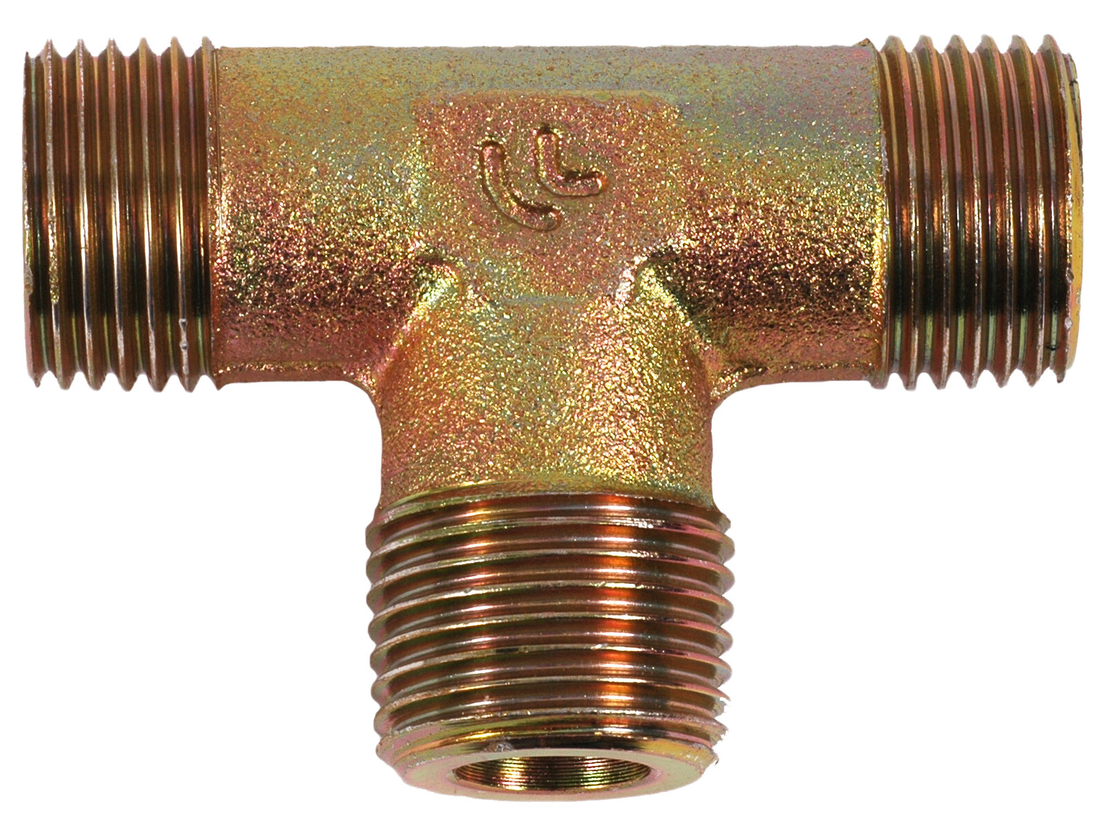 Tee 1/8" BSP x 1/8" BSPT