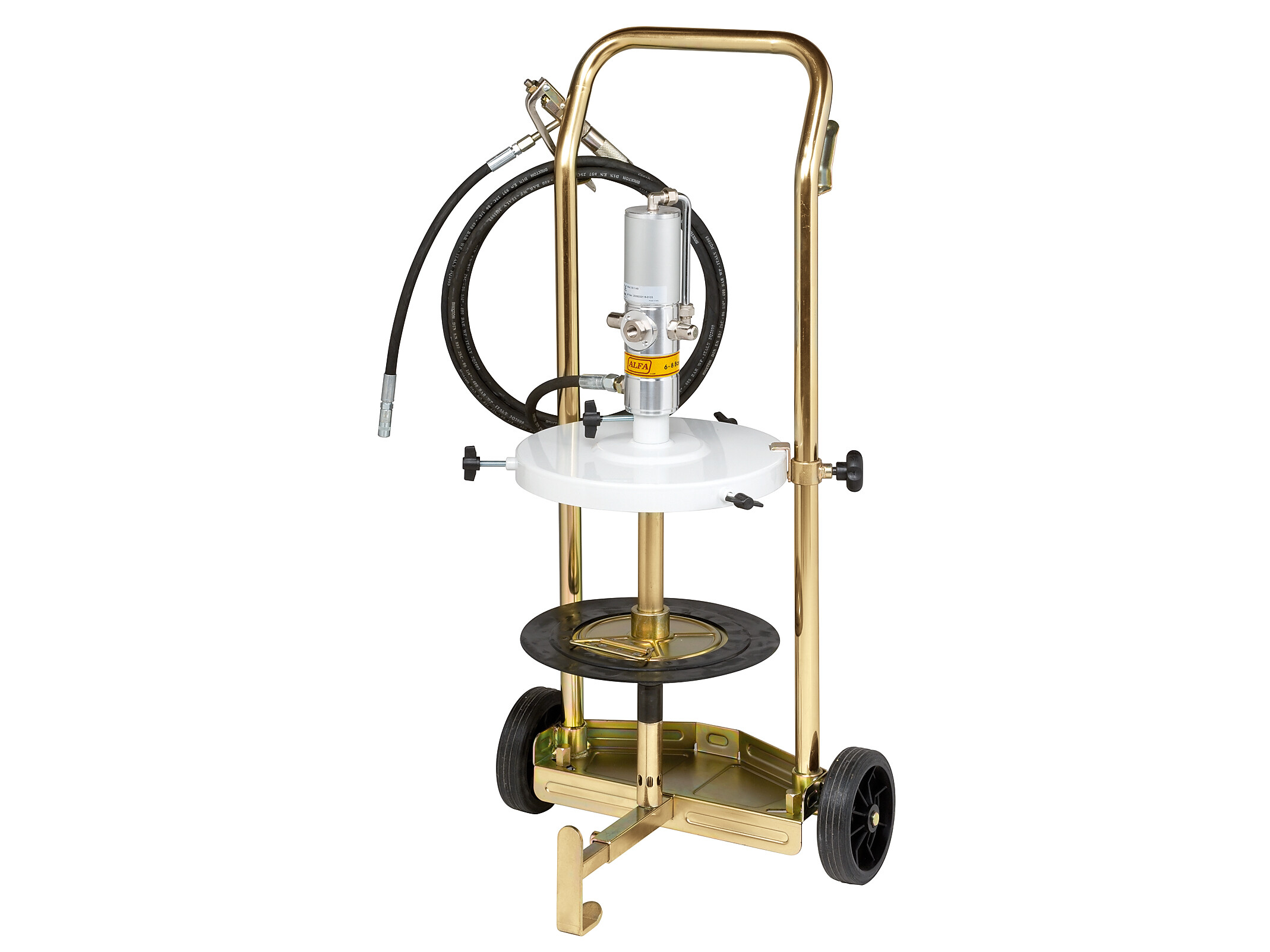 Fettpump 50:1 Sats Plåthink 18-30kg Extern Ø 260-300mm