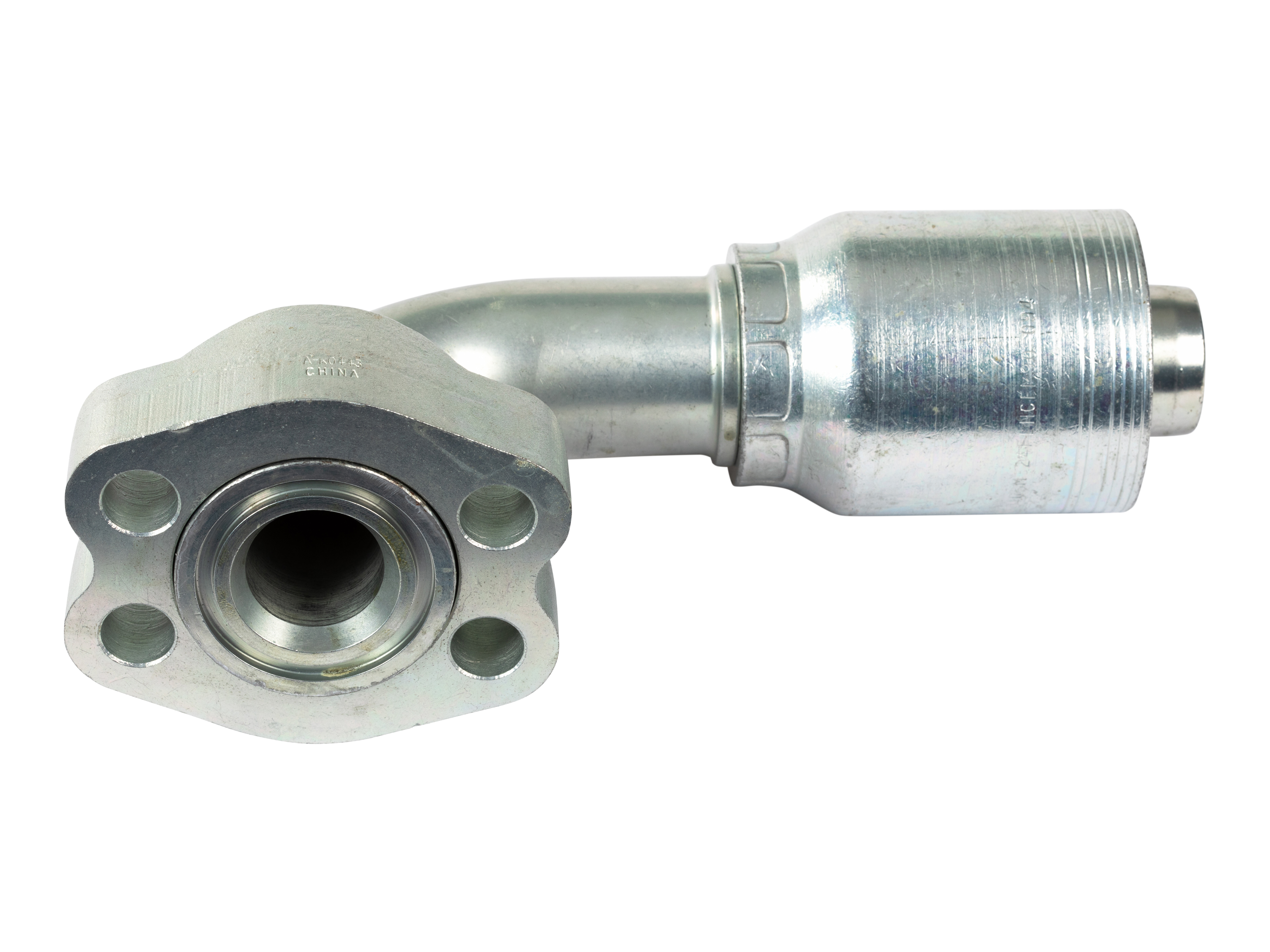1.1/2" Coupling - 2" SAE6000 full flange - 90°
