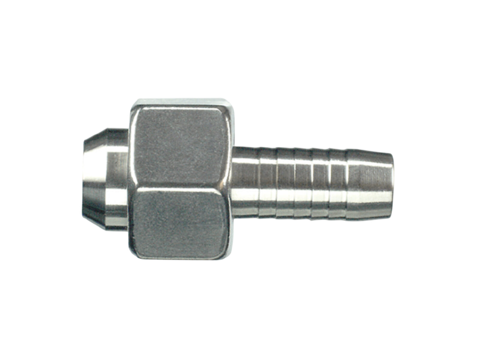 BSP union nut, 60° cone face stainless