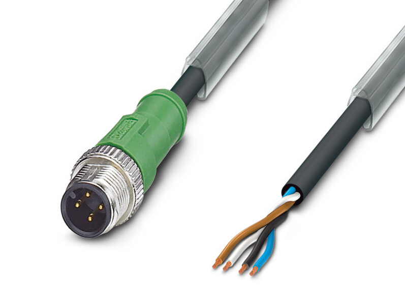 Sensor-/actuator cable - SAC-4P-M12MS/ 5.0-PUR