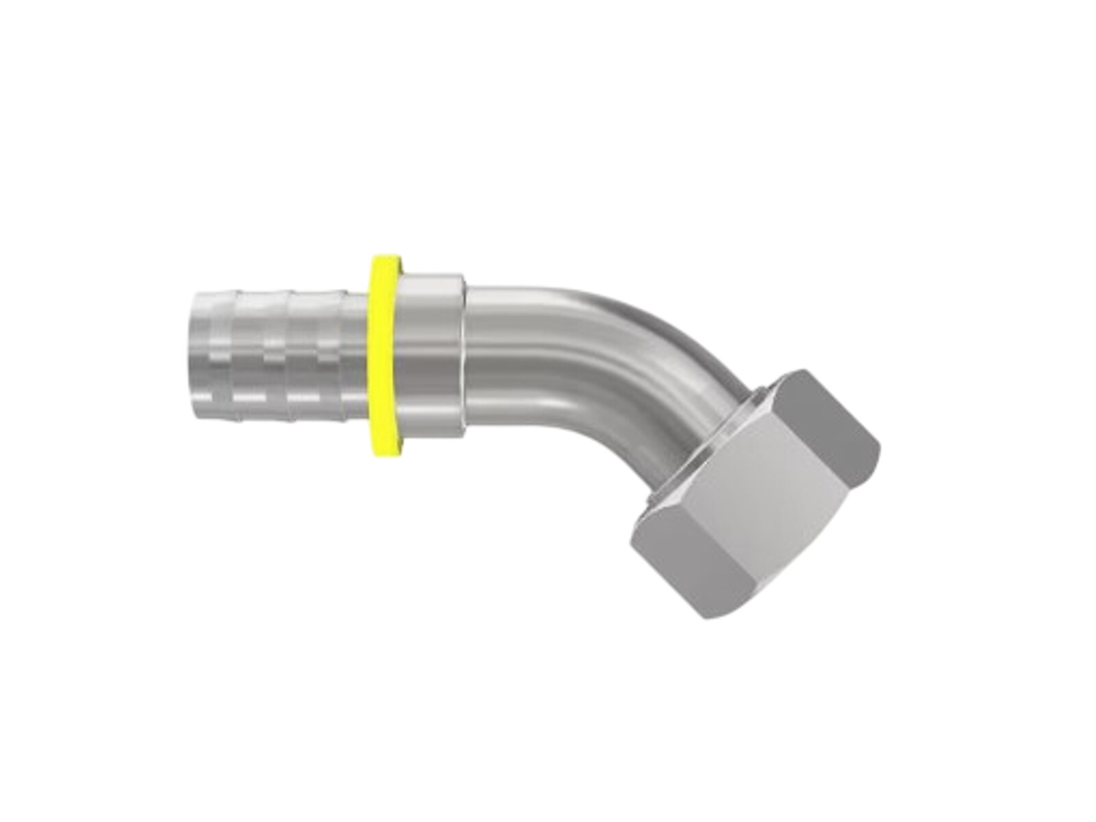 Lock-On Koppling 45°, Inv-M22x1.5 15L, Rörlig mutter