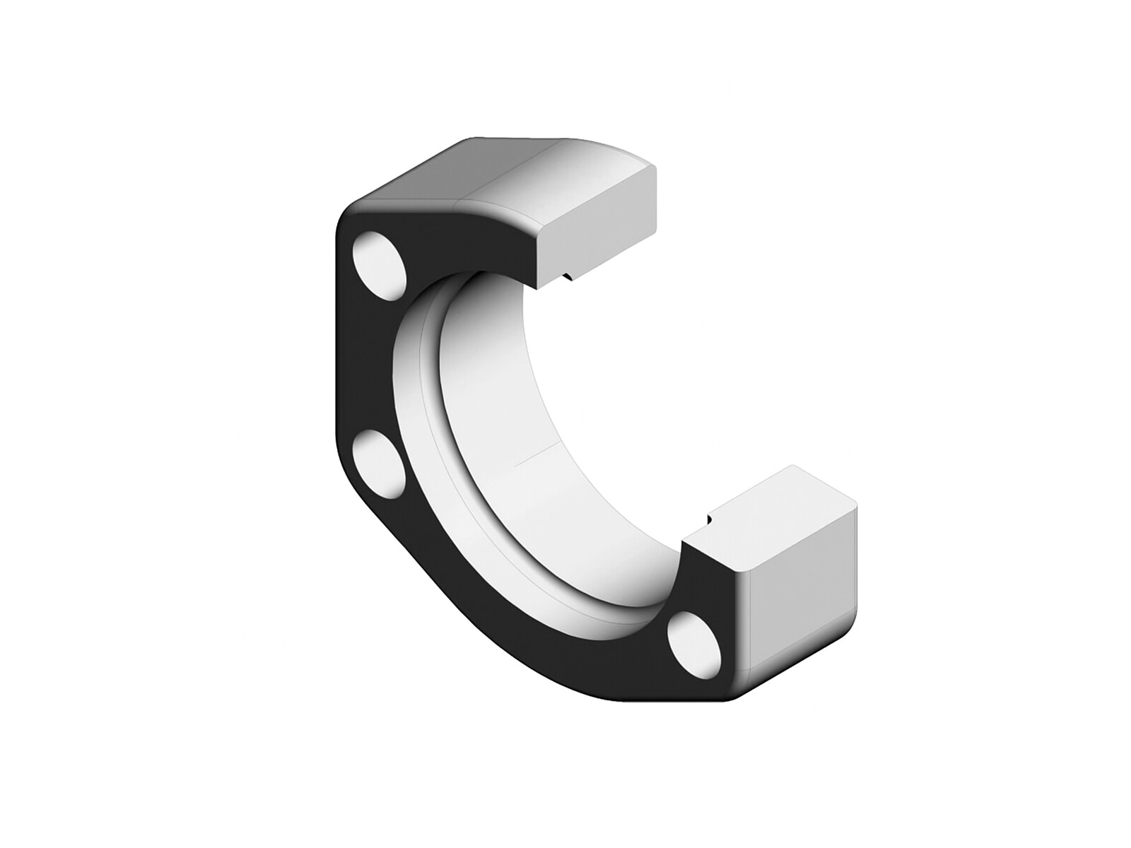 608 Retain ring flange 1/2" 6000 psi CS/ZN