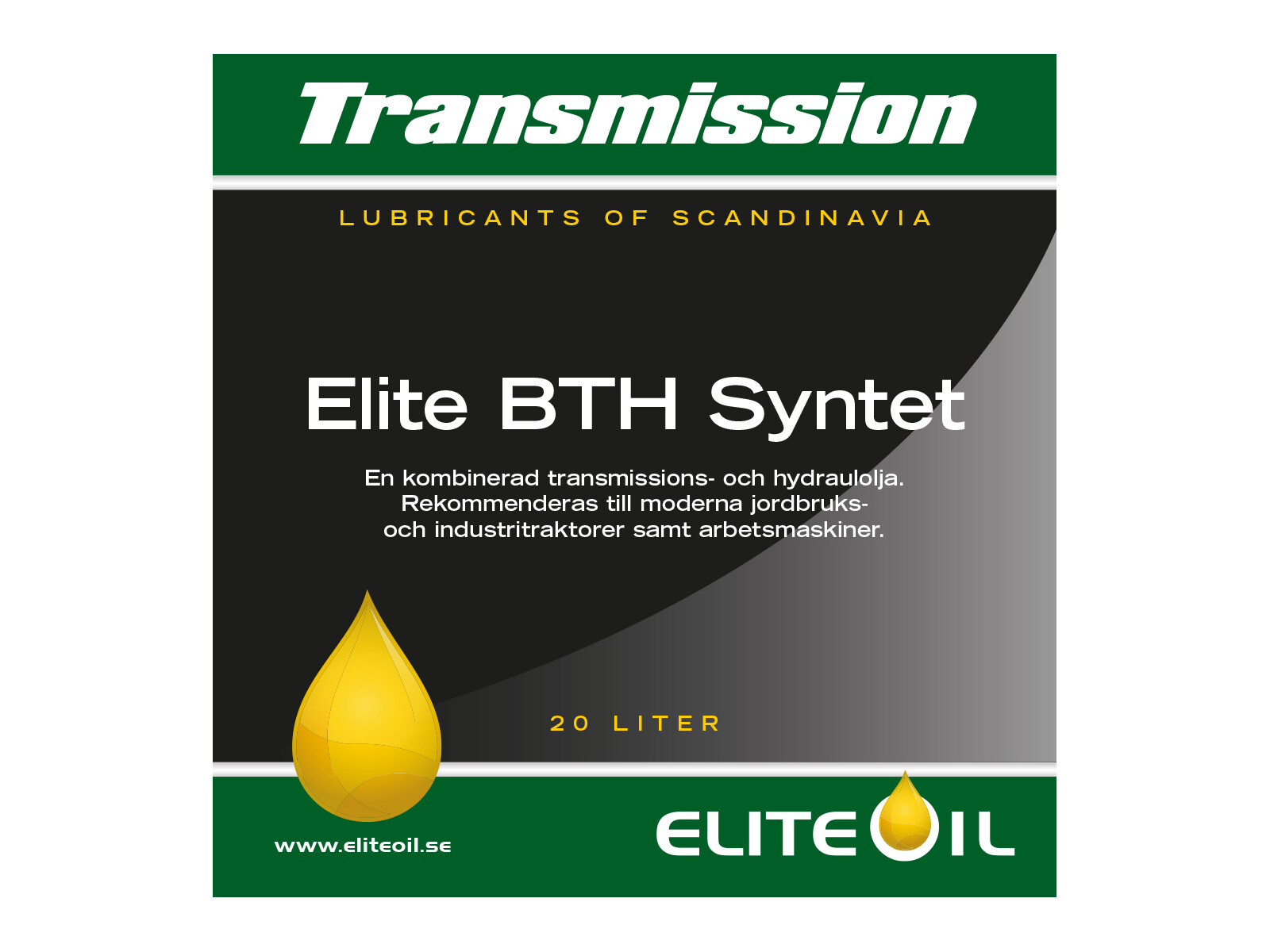 ELITE GIRKASSE OLJE BTH SYNTET  GL-4 UTTO 20L