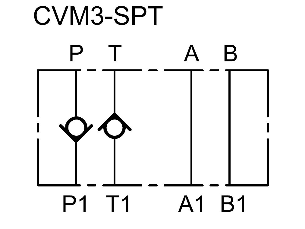 Vastaventtiili. NS6 P+T linja