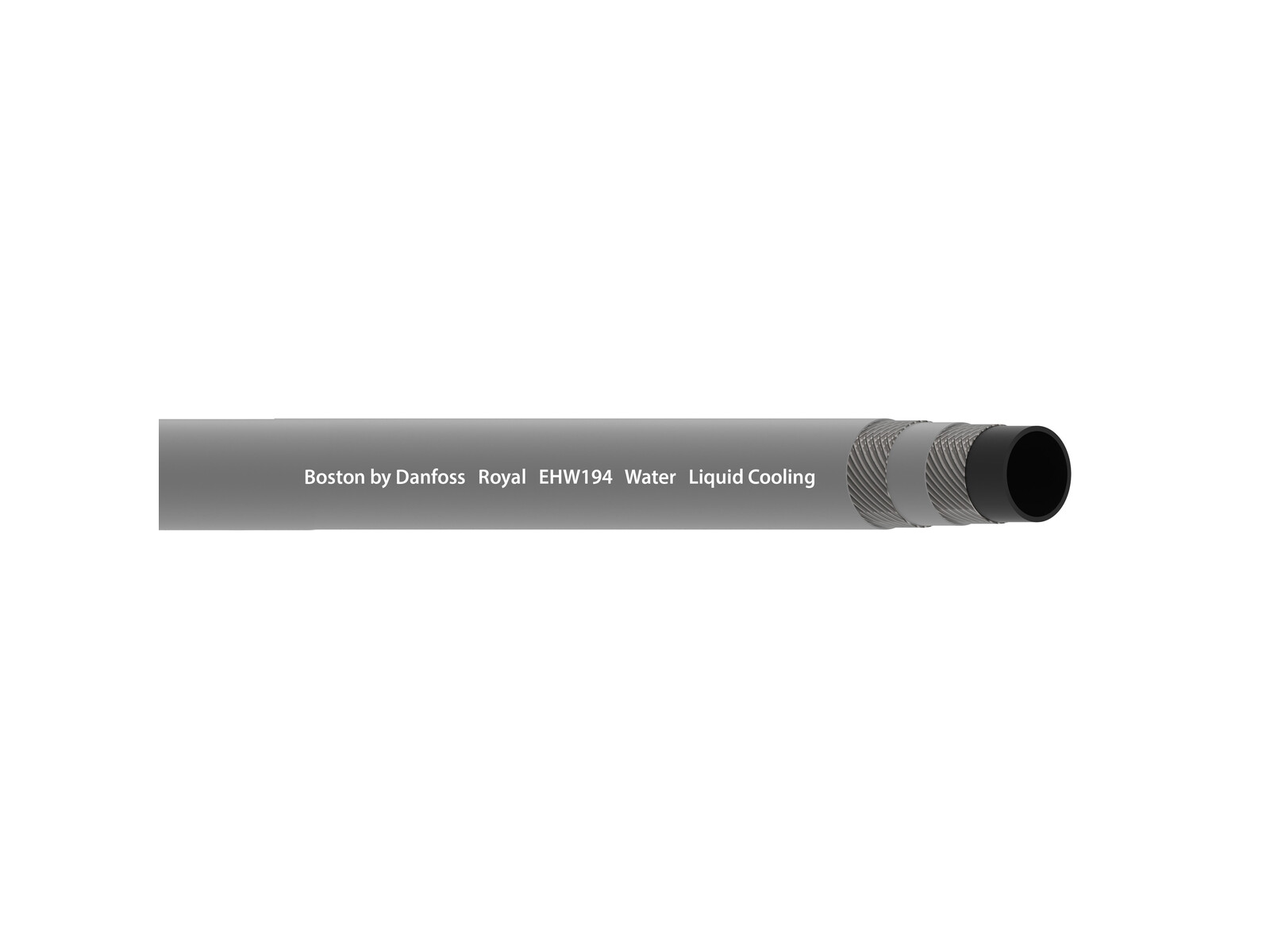 Liquid Cooling Hose  1" 25.4/36.5 Grey 10.5 Bar UL94V-0
