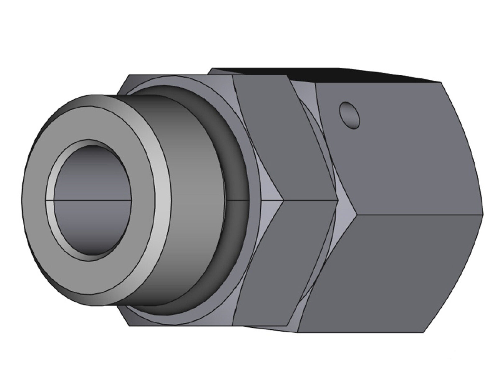 Adapter UNF hane x BSP hona - 6032