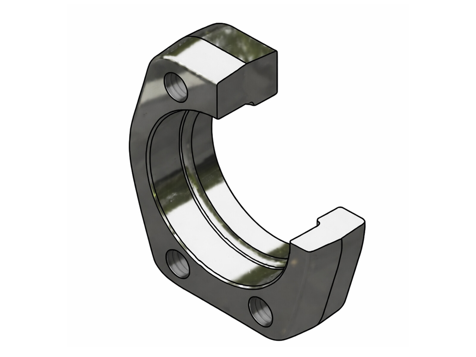 RFTM34-125 - 1 1/4'' SAE 3000 RETAIN RING FLANGE - TAPPED HOLES
