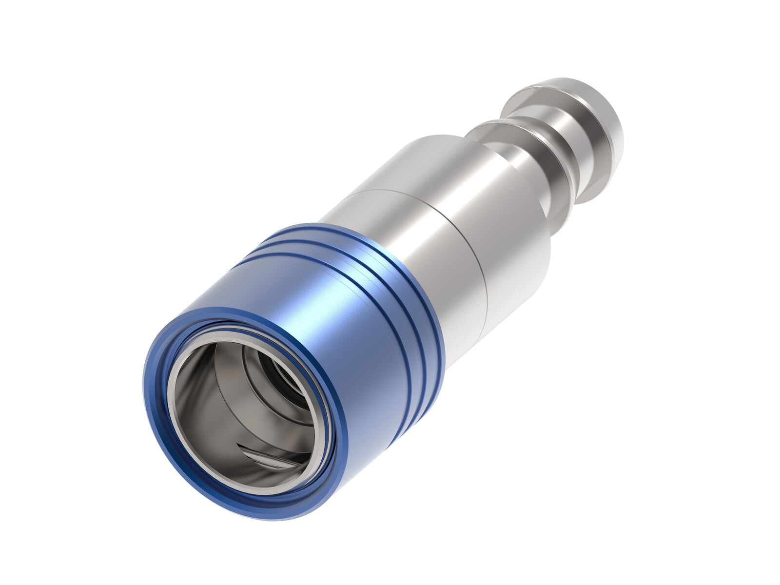 UQD06 Socket 1/2 Hose Tail Blue