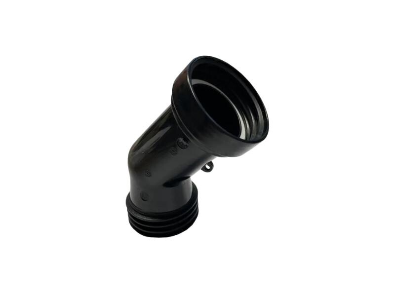 IBC In/Out 2" S60x6 45° Black. Polypropylene