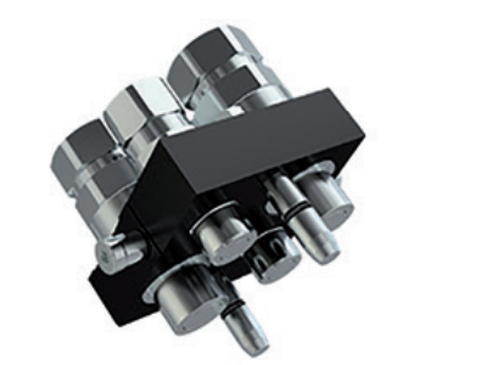 MultiFaster Male 2xfemale-3/4"-16UNF 2xfemale-1-1/16"-12UN