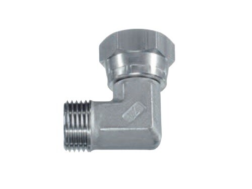 Kulmanippa 90° sk-uk BSP 1/2"-BSP 1/2" AISI316