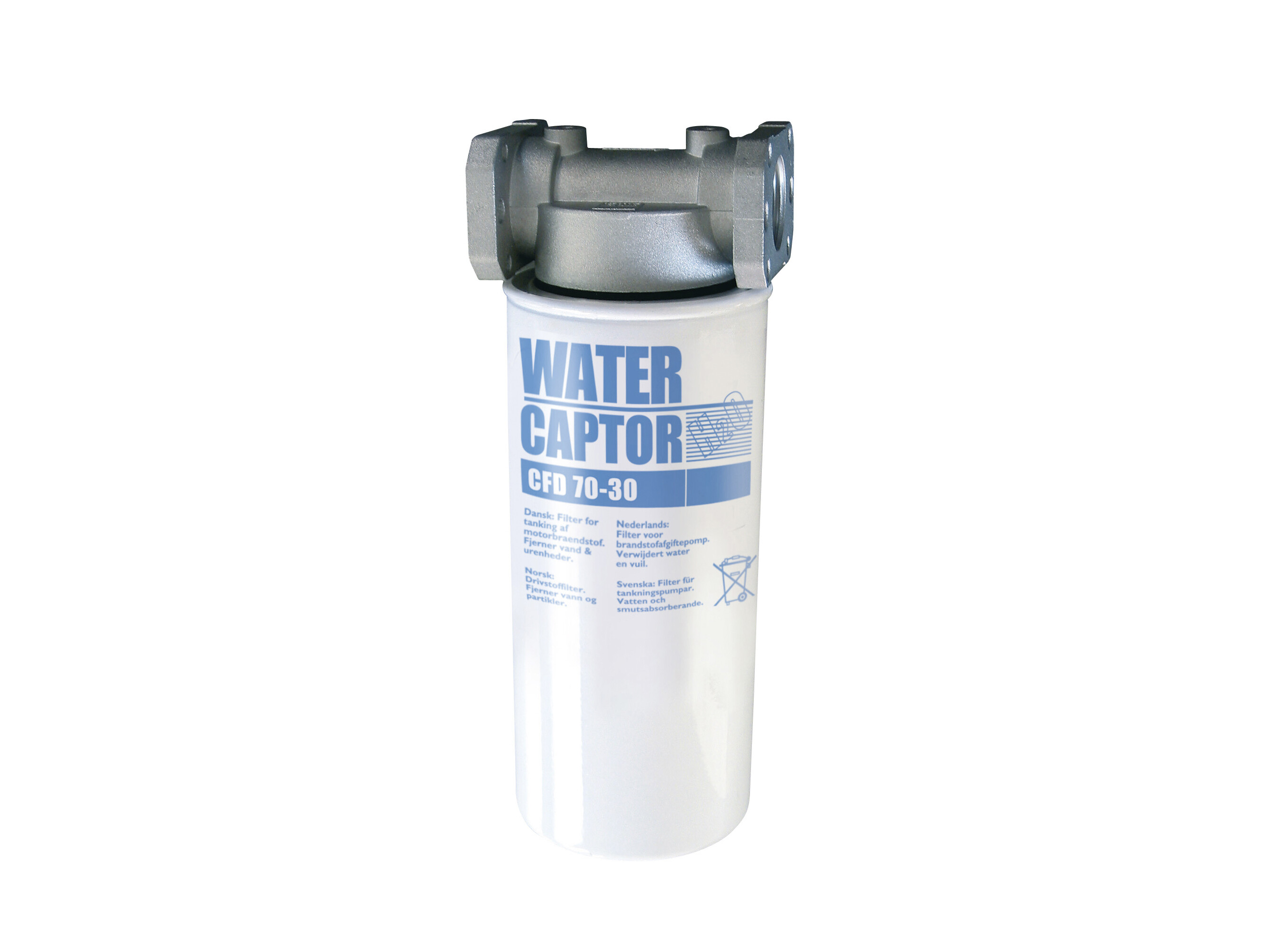 Filter med vattenabsorption, Komplett, 70 lit/min