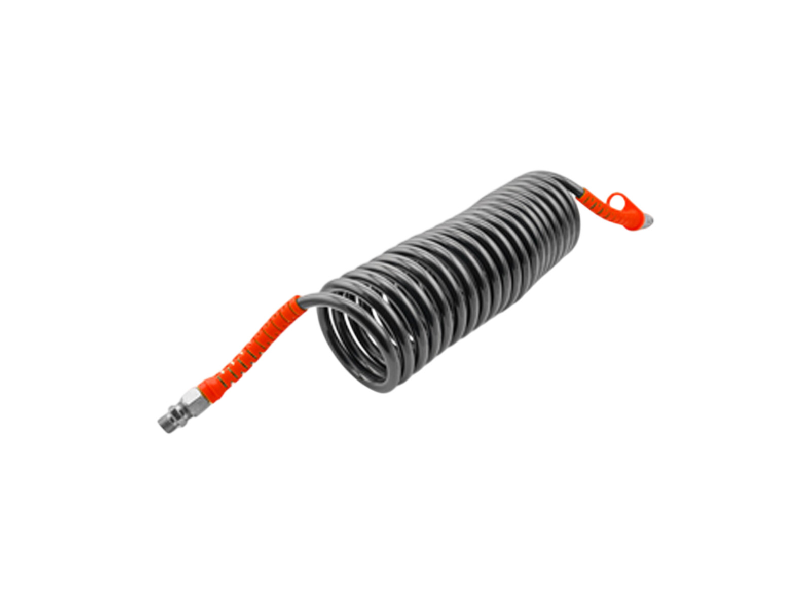 Luftbromsslang Spiral M16 Svart/Röd, DIN74323,DIN73378,5.5m