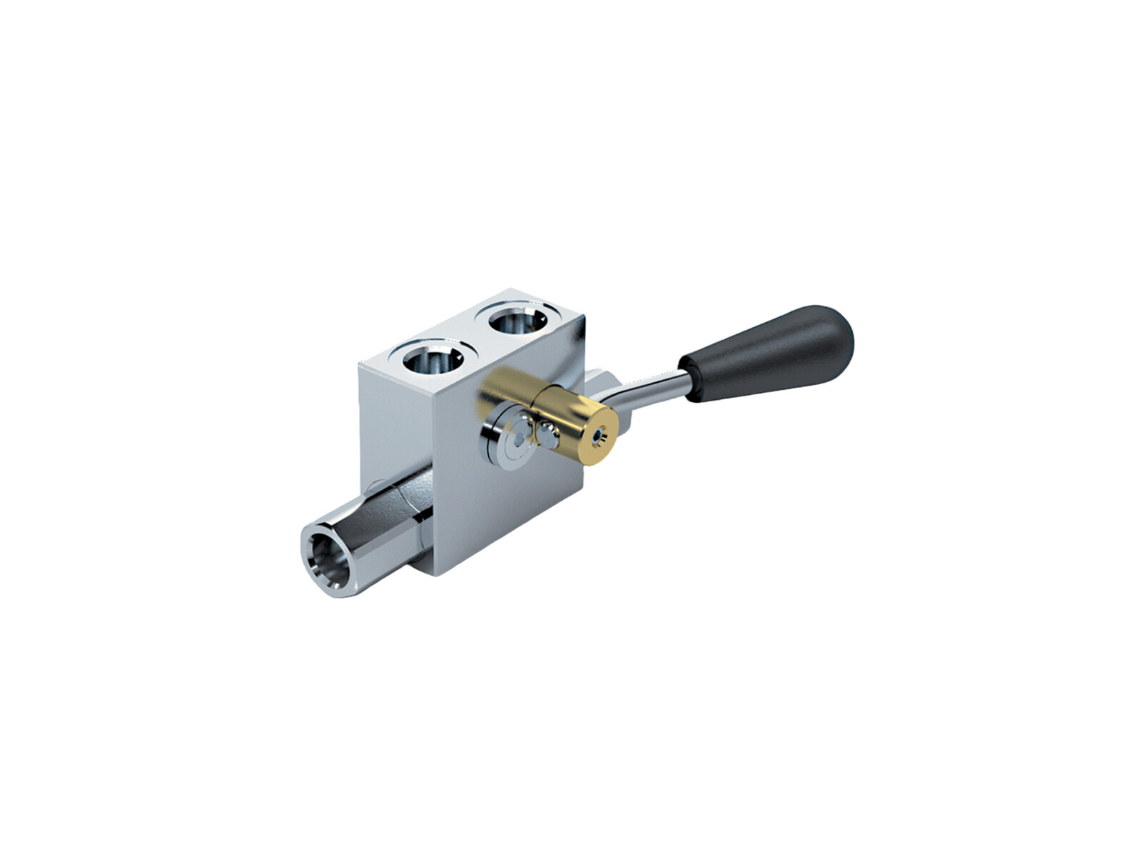 Kaksoislukkoventtiili R3/8" + hana