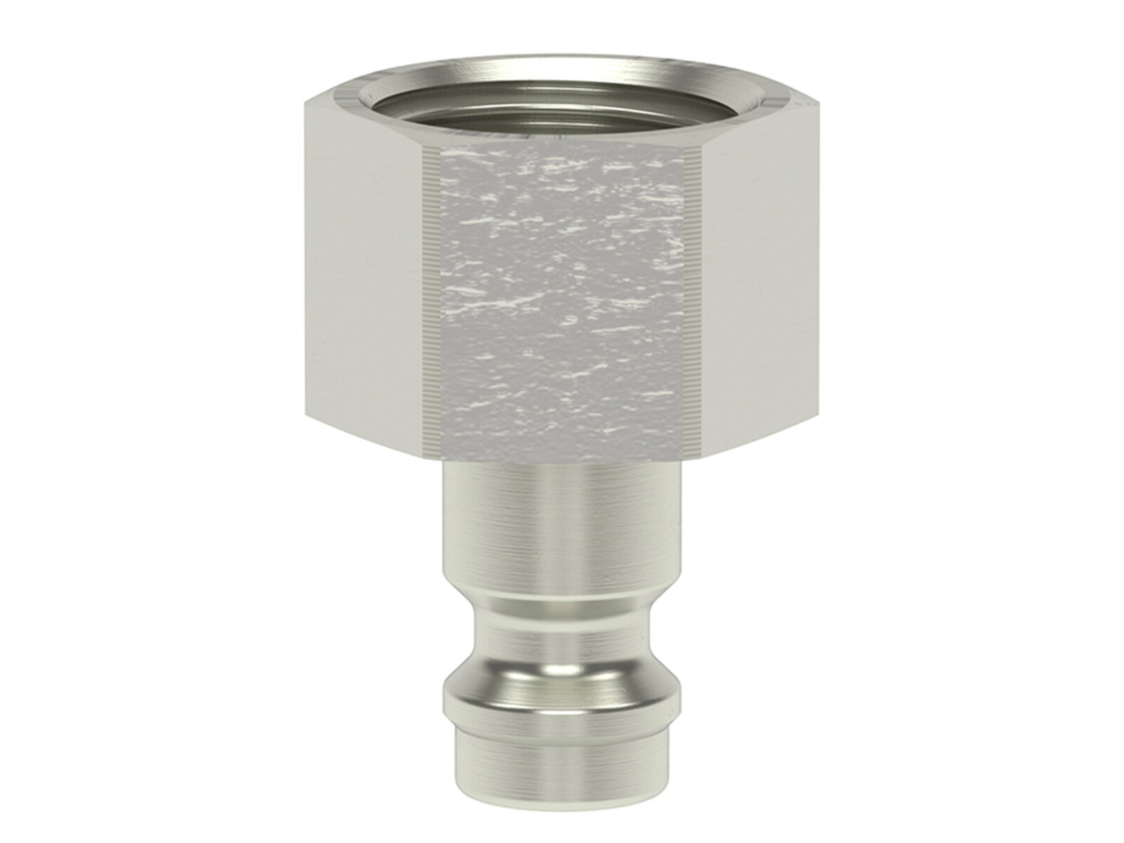 Series ESM DN5 Plug G3/8f Brass NP straight-through