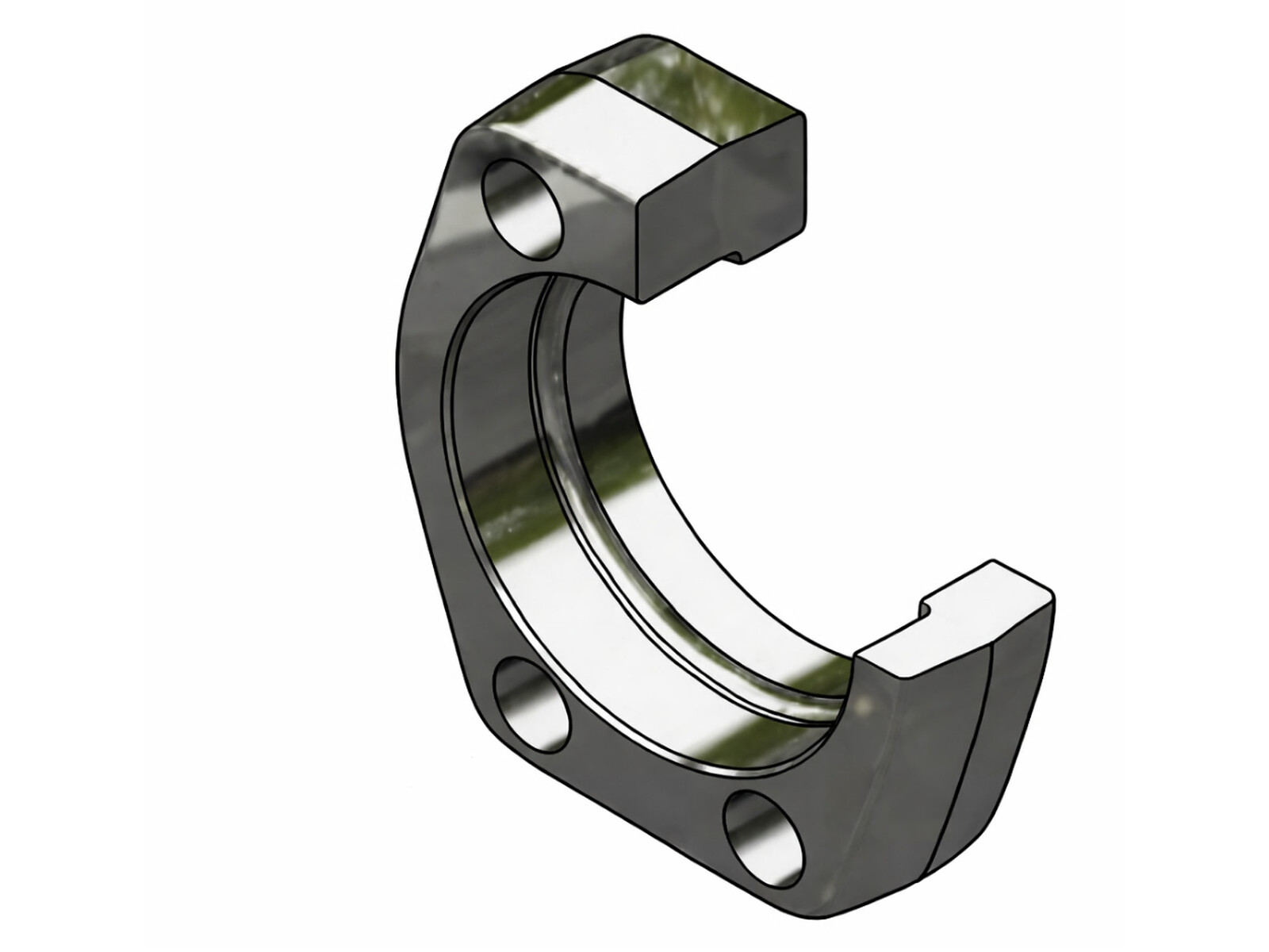 Retain ring flange