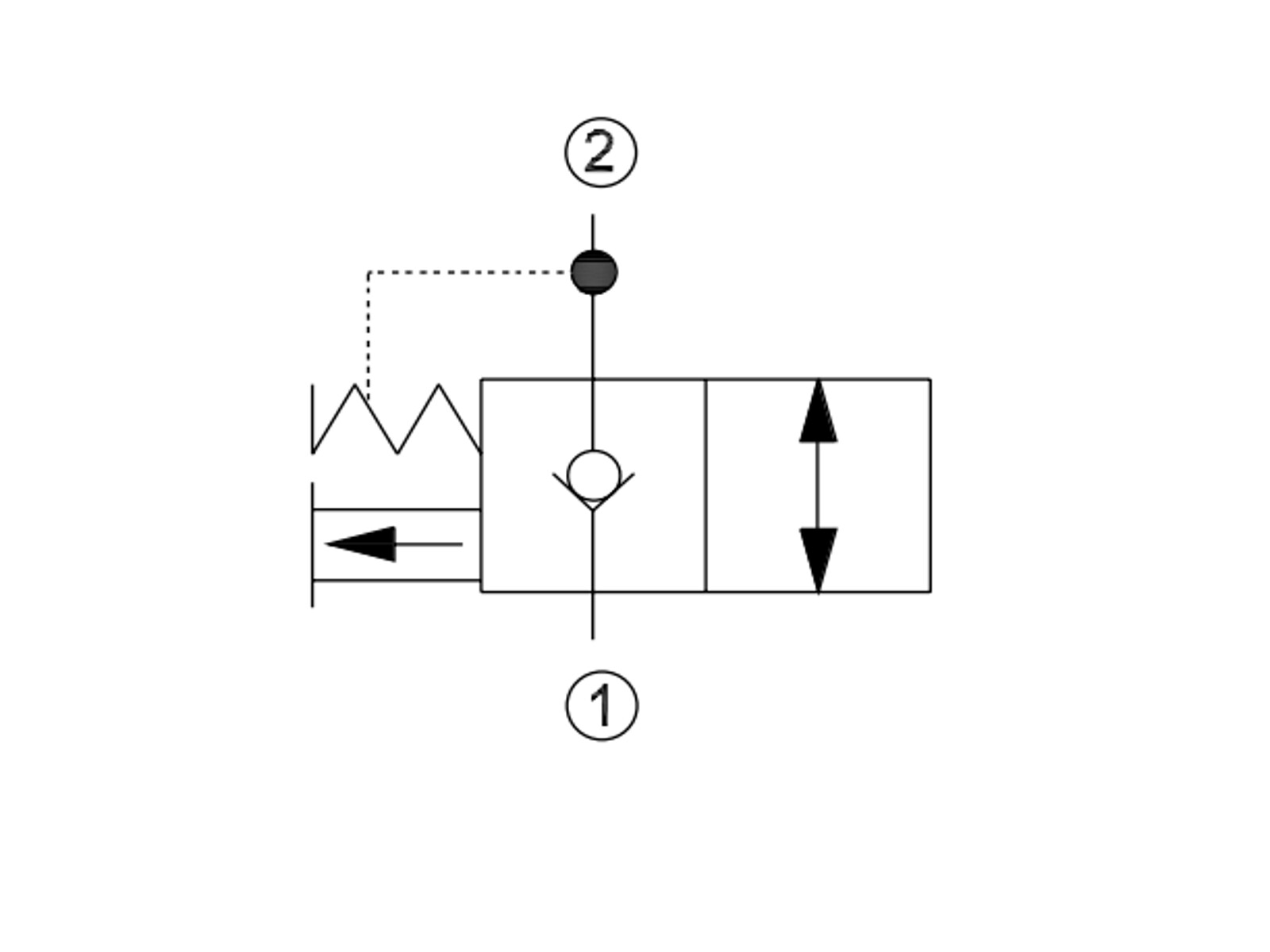 Directional Valve, Manual, 68l/m knob CP600-1-B-0-10-K