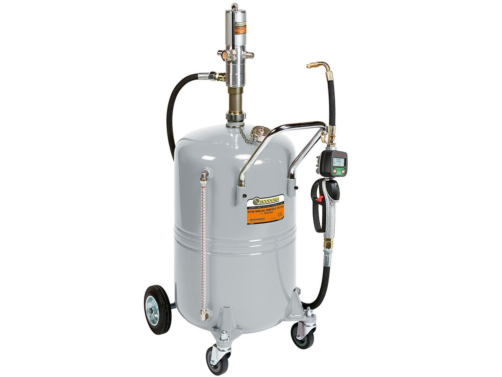 Oil distribution kit with tank