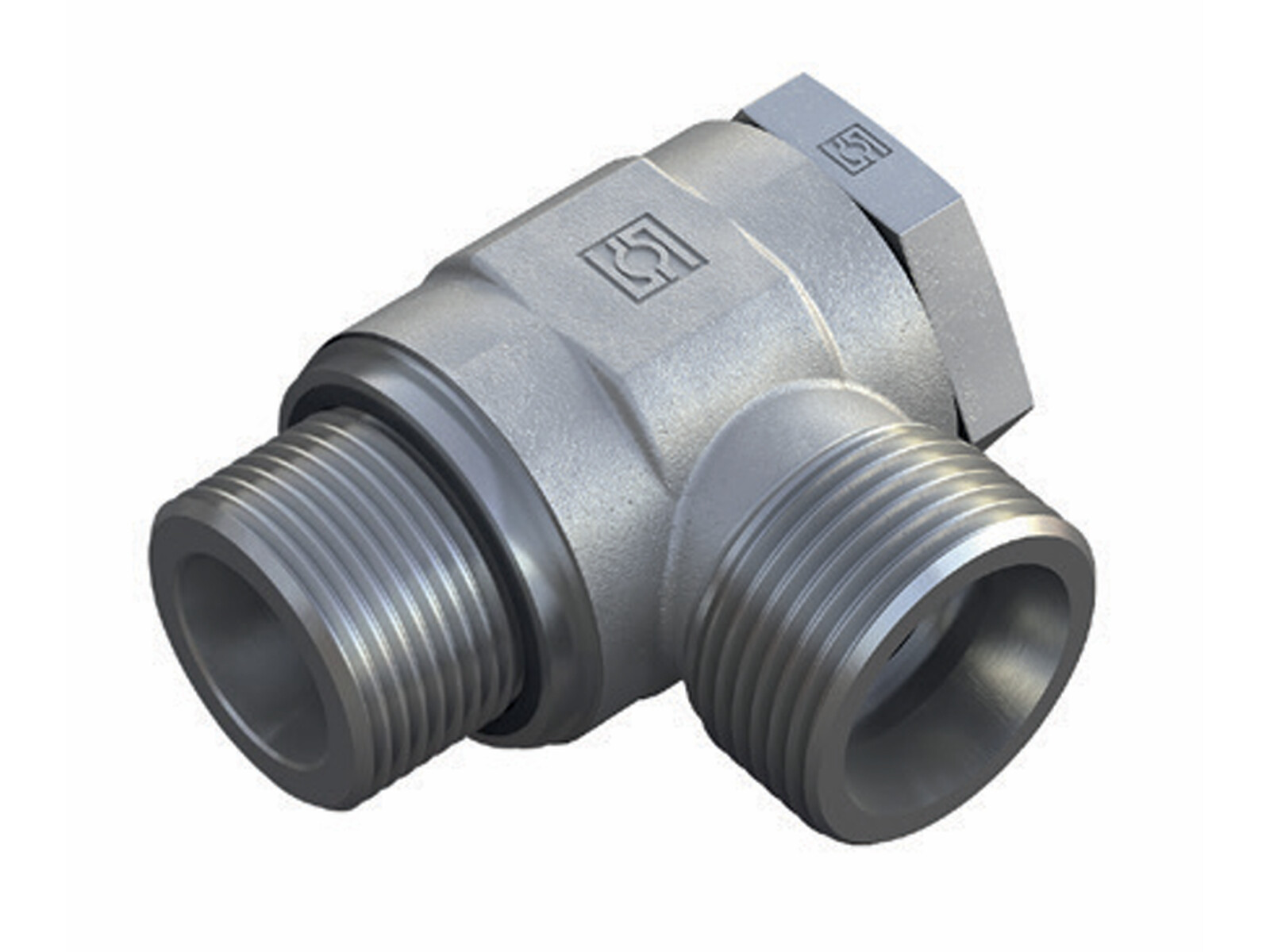 Banjo - ø10L x 1/4" BSP with WD seal NBR