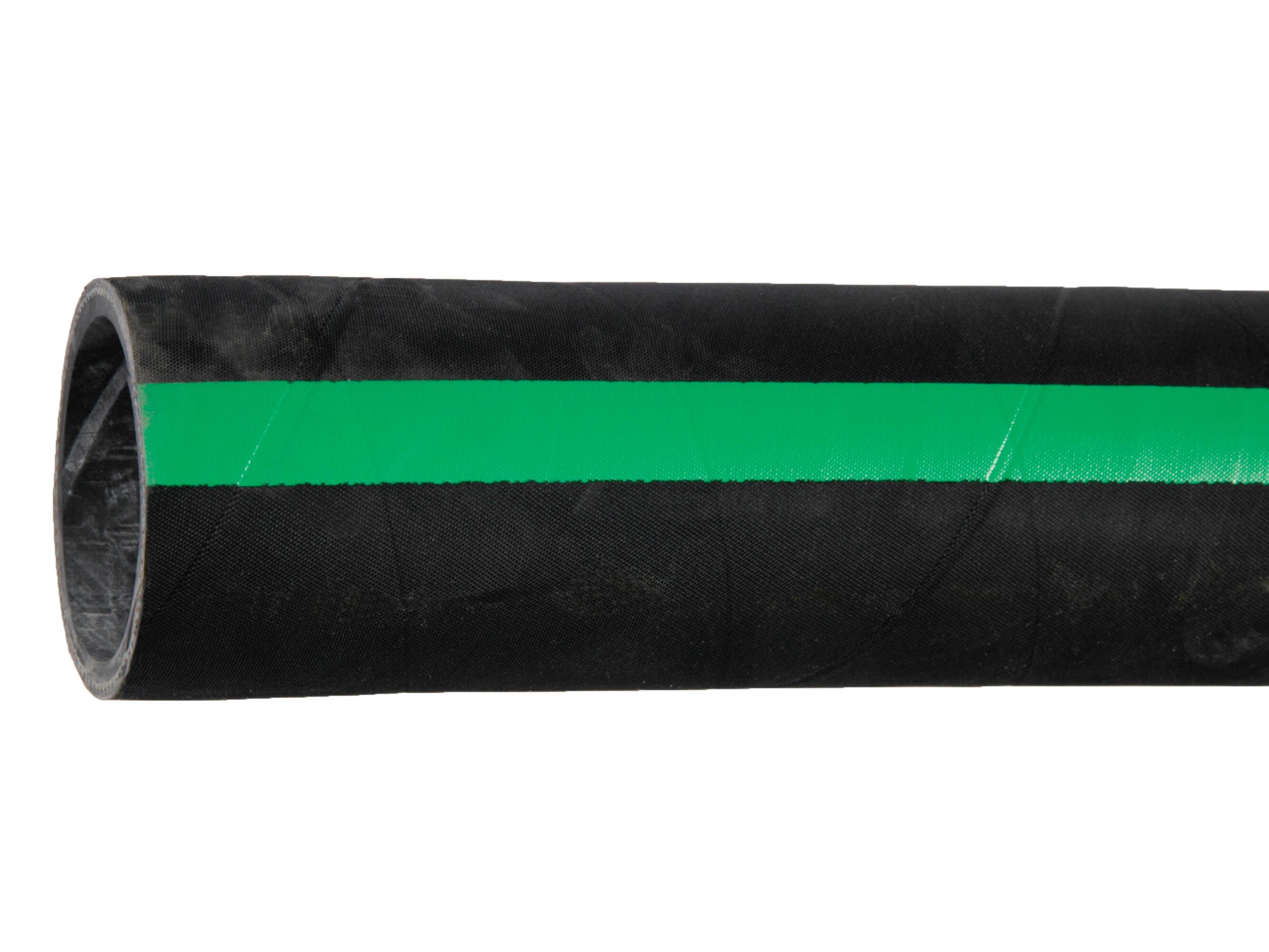 Green Stripe cooler hose Dim. 3 1/2" (90mm) LGD=1MTR