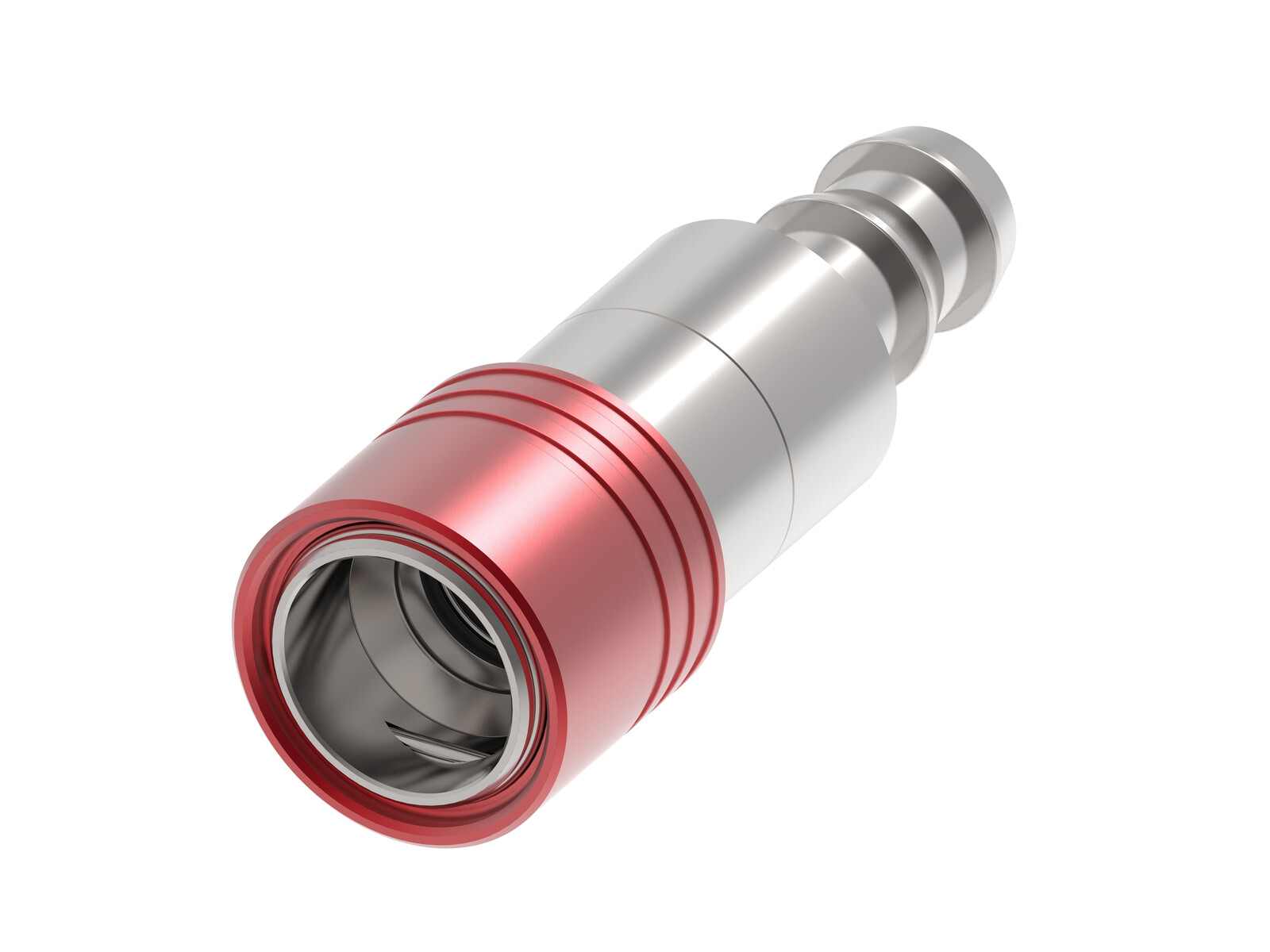UQD06 Socket 1/2 Hose Tail Red