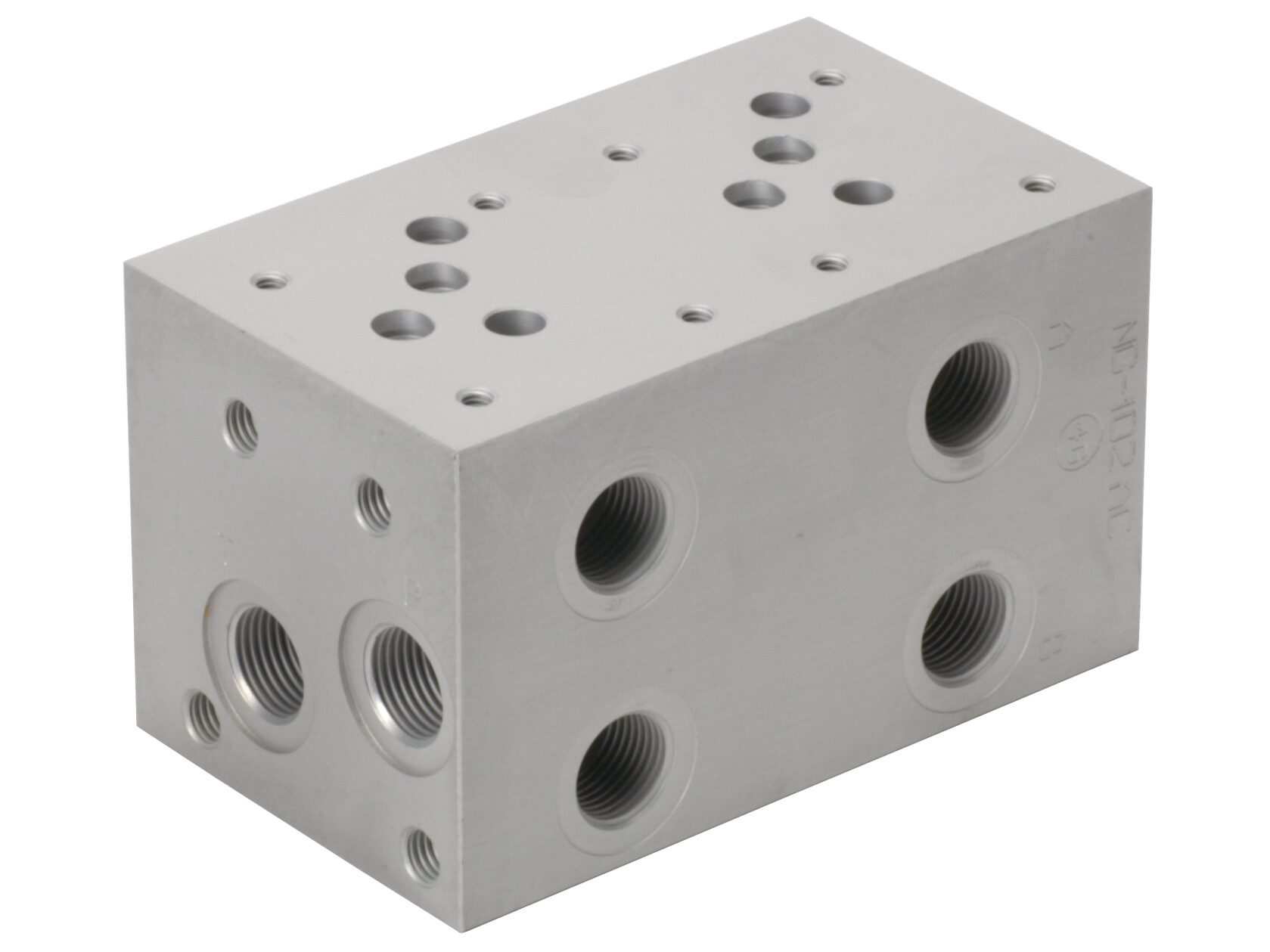 Relief valve block (2xcetop5) With cavity for S.ventil