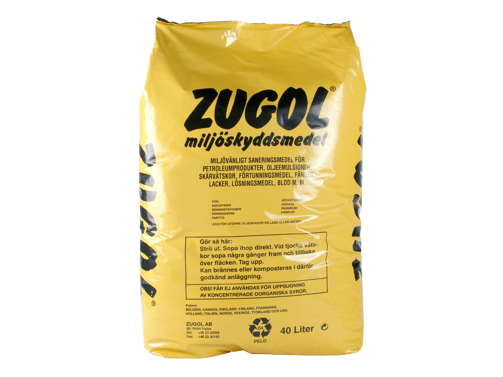 Zugol barkgranulat 40L