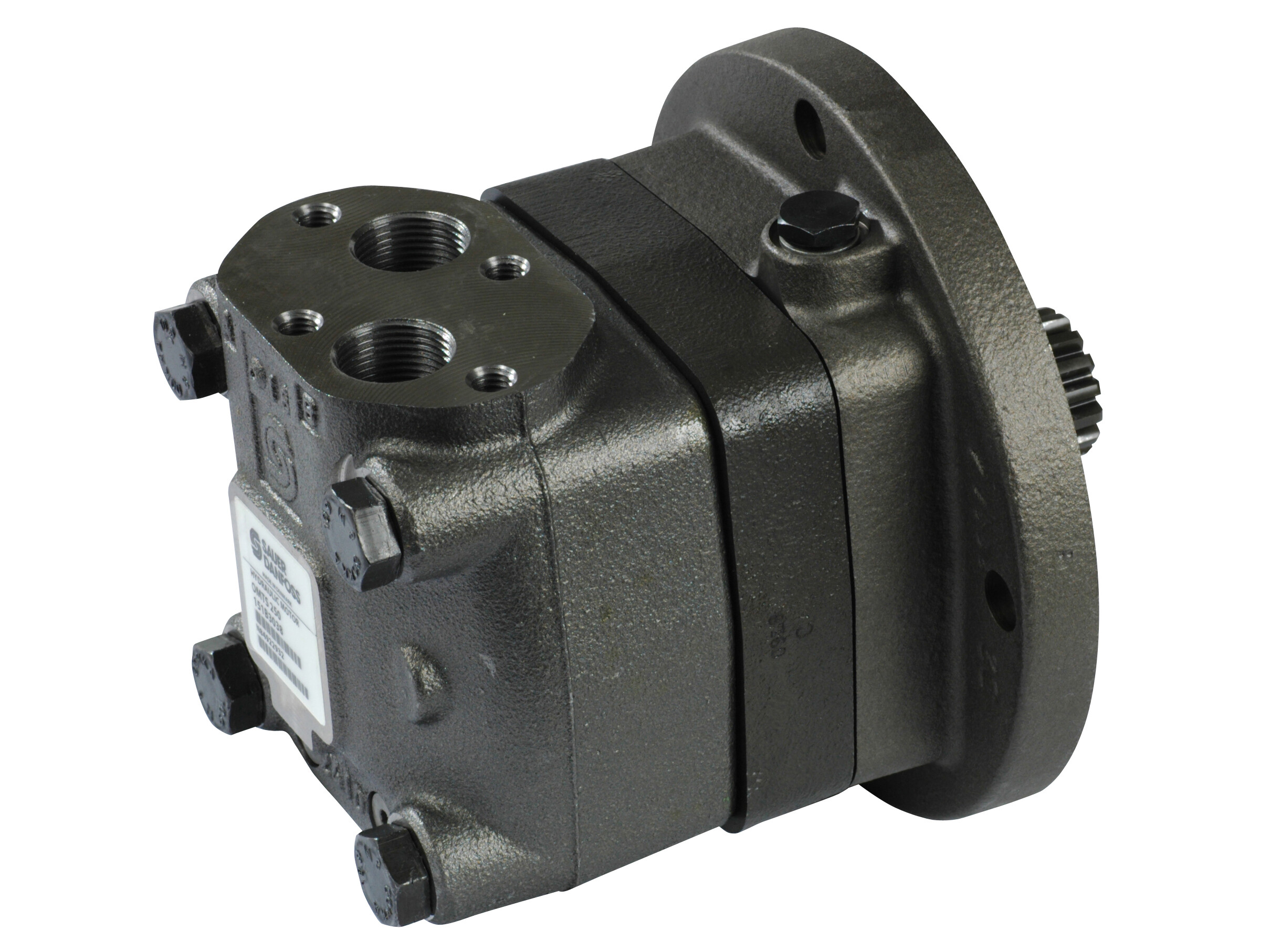 MTS series hydraulic motor, 315 cc/rev, external spline ANS B92.1