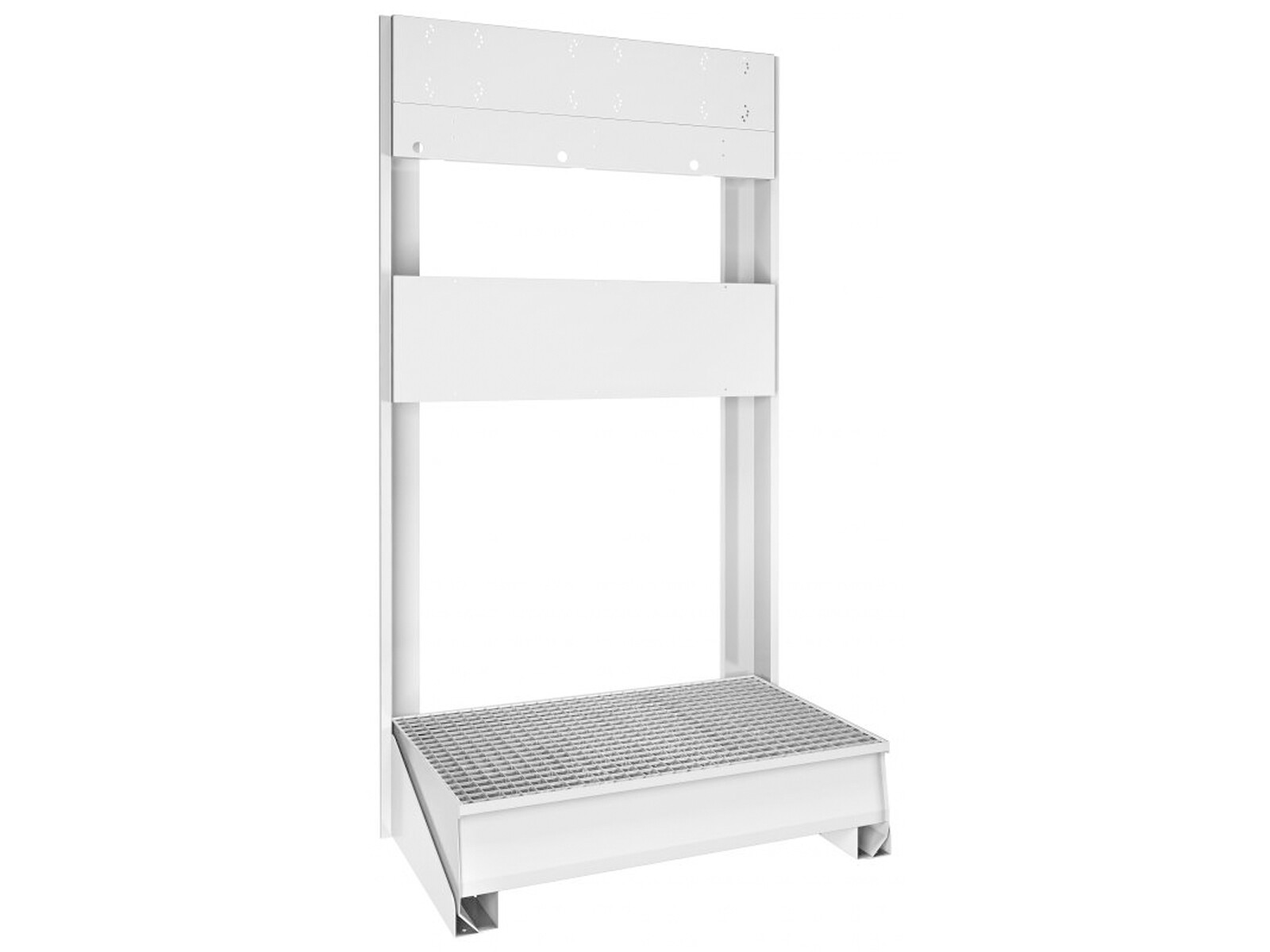 0A23961 - Frontservad servicepelare för 2 slangupprullare