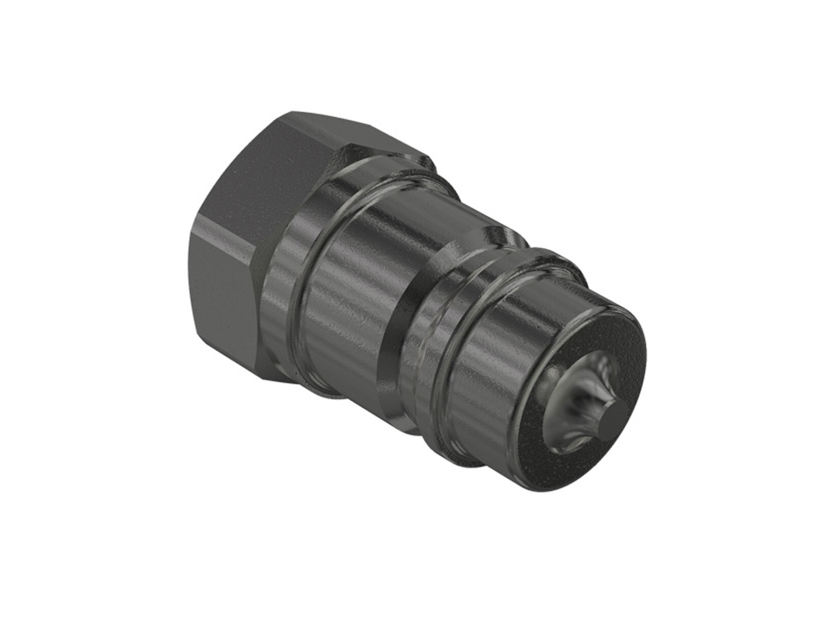 Snabbkoppling Hane 1/2'', ISO-A, Zink-Nickel