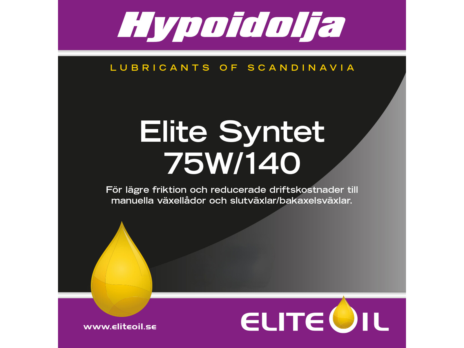 ELITE GIRKASSE OLJE 75-140 GL5 208L