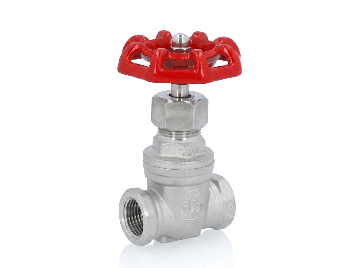 Gate valve BSP 1/2" Stainless steel