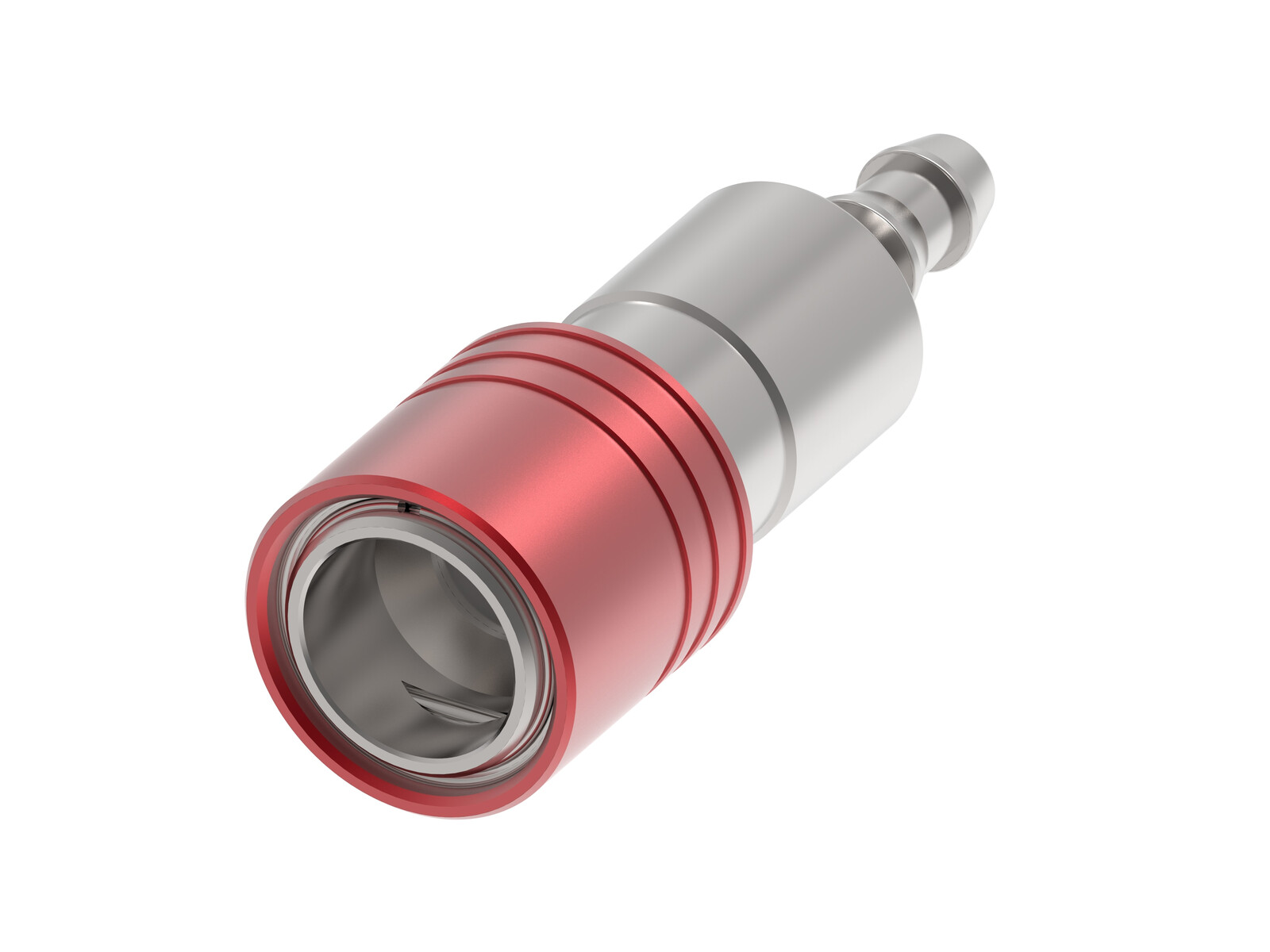 UQD04 Socket Compact 3/8 Hose Tail (Red)