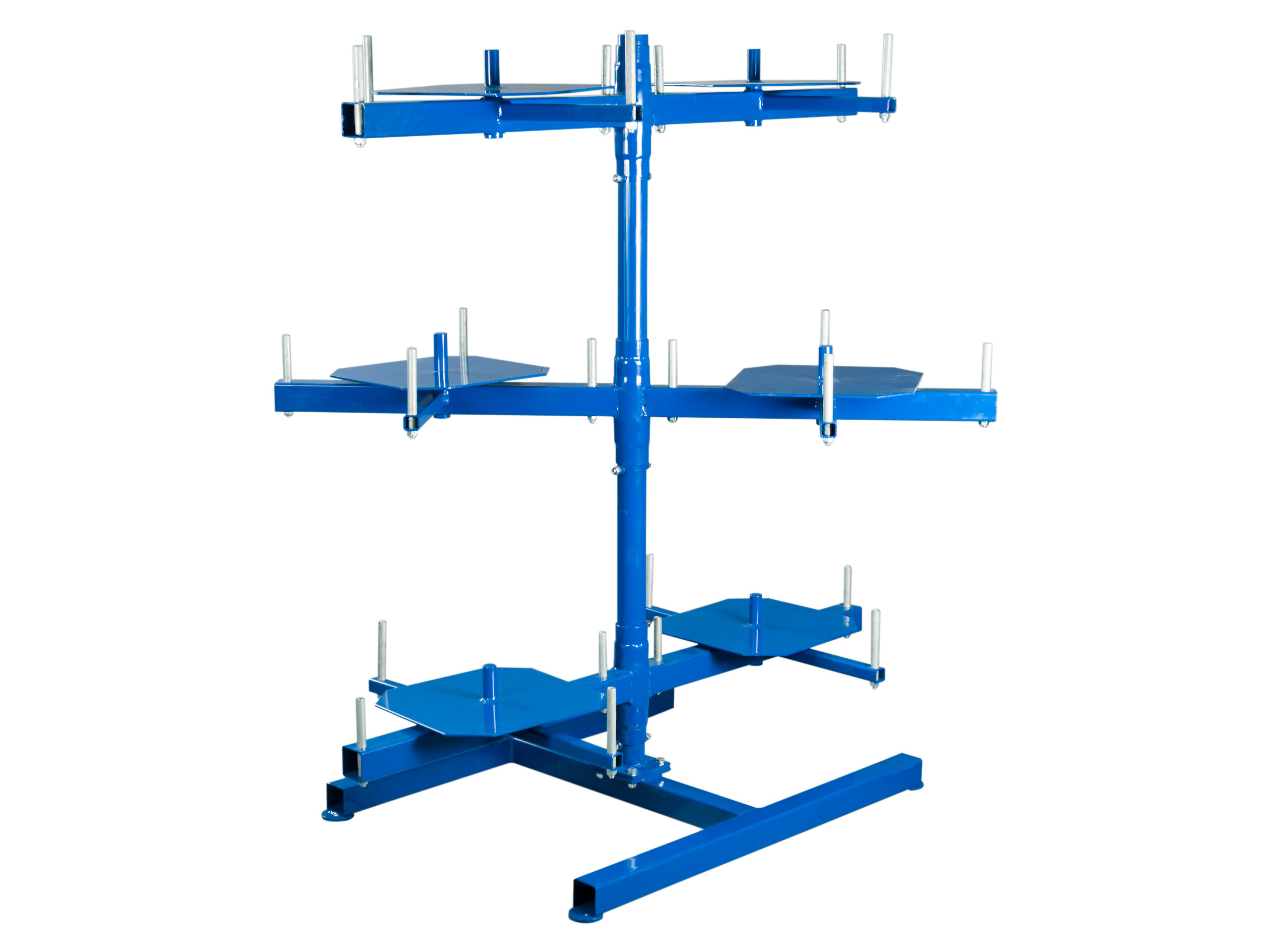 Hose rack for 6 plast-reels