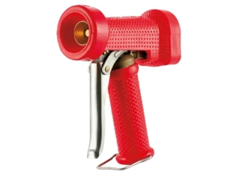 Spolpistol ställbar Inv G1/2 Gummibelagd mässing Röd