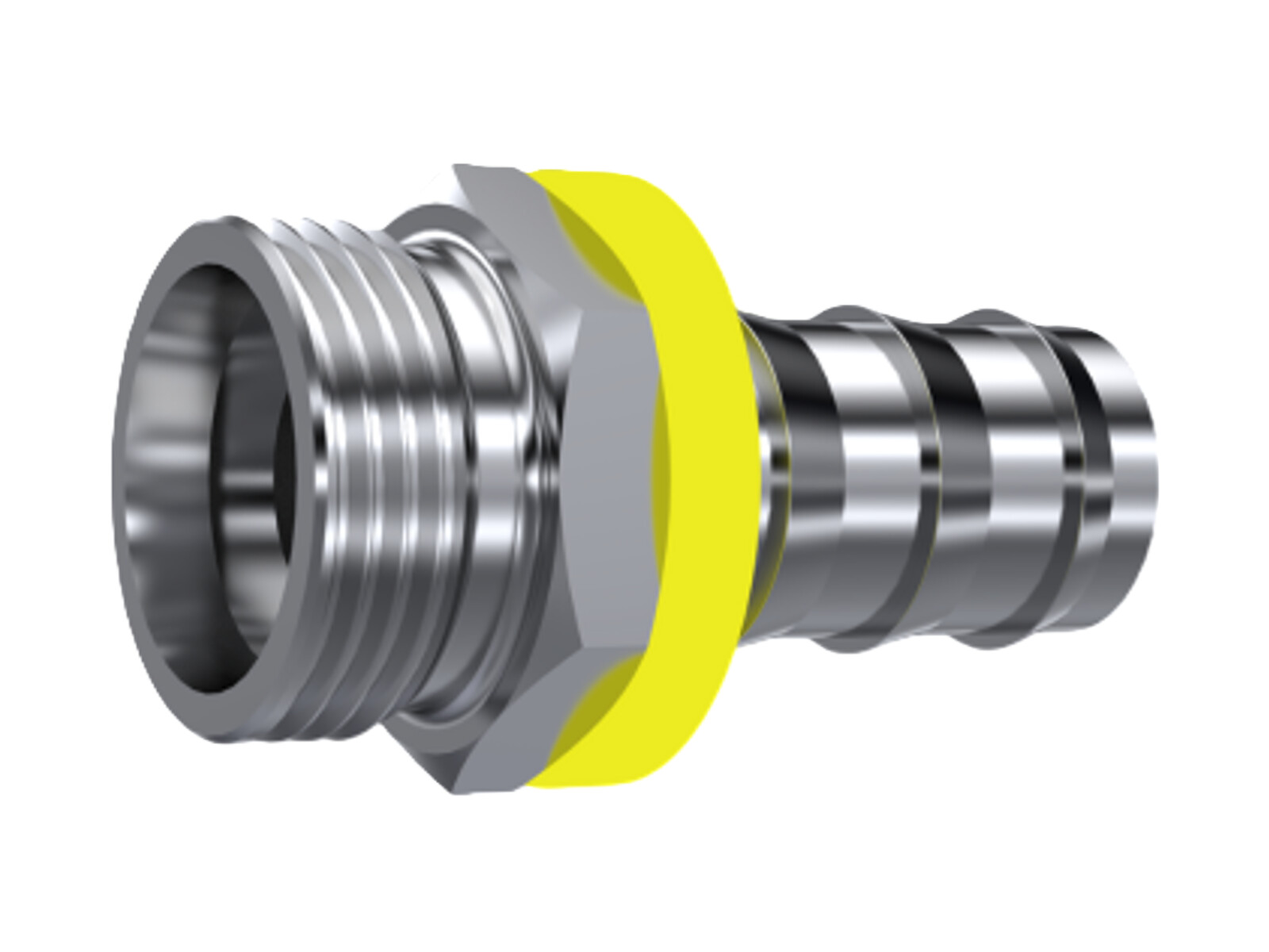 Lock-On Koppling Rak Utv-M22x1.5 15L Slang 1/2'' syrafast