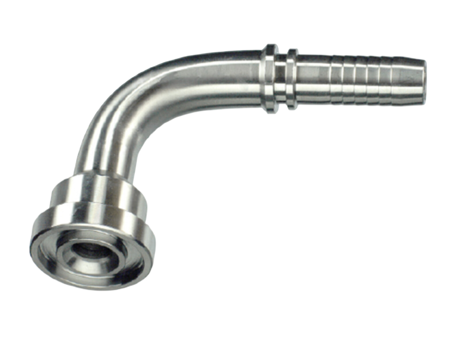 Flange insert SAE 3000 PSI - 90° stainless