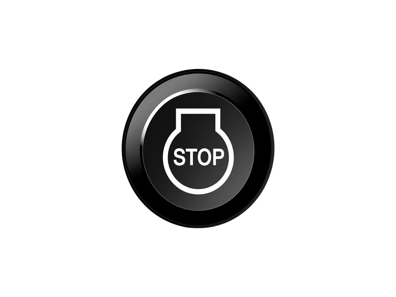PKP 15mm ikon "Motor stop"