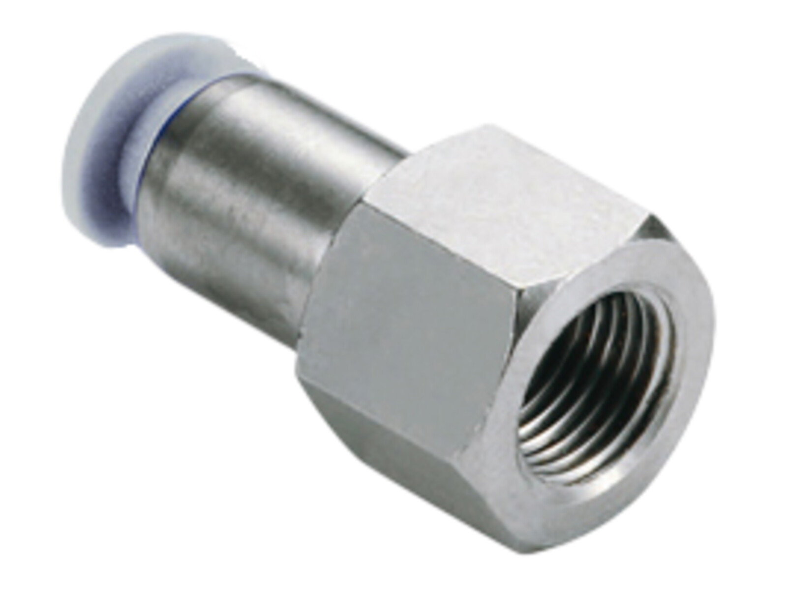Rak koppling Ø4 mm Inv-M6