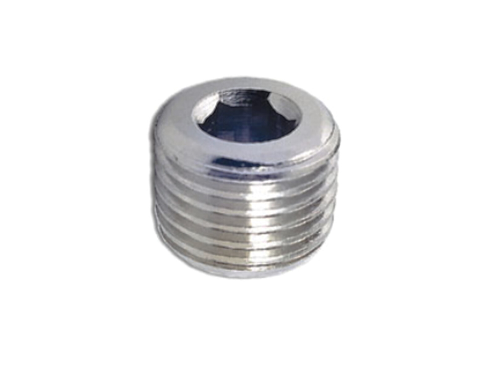 829-02 - Plugg Insex Utv-R1/8" Förnicklad Mässing