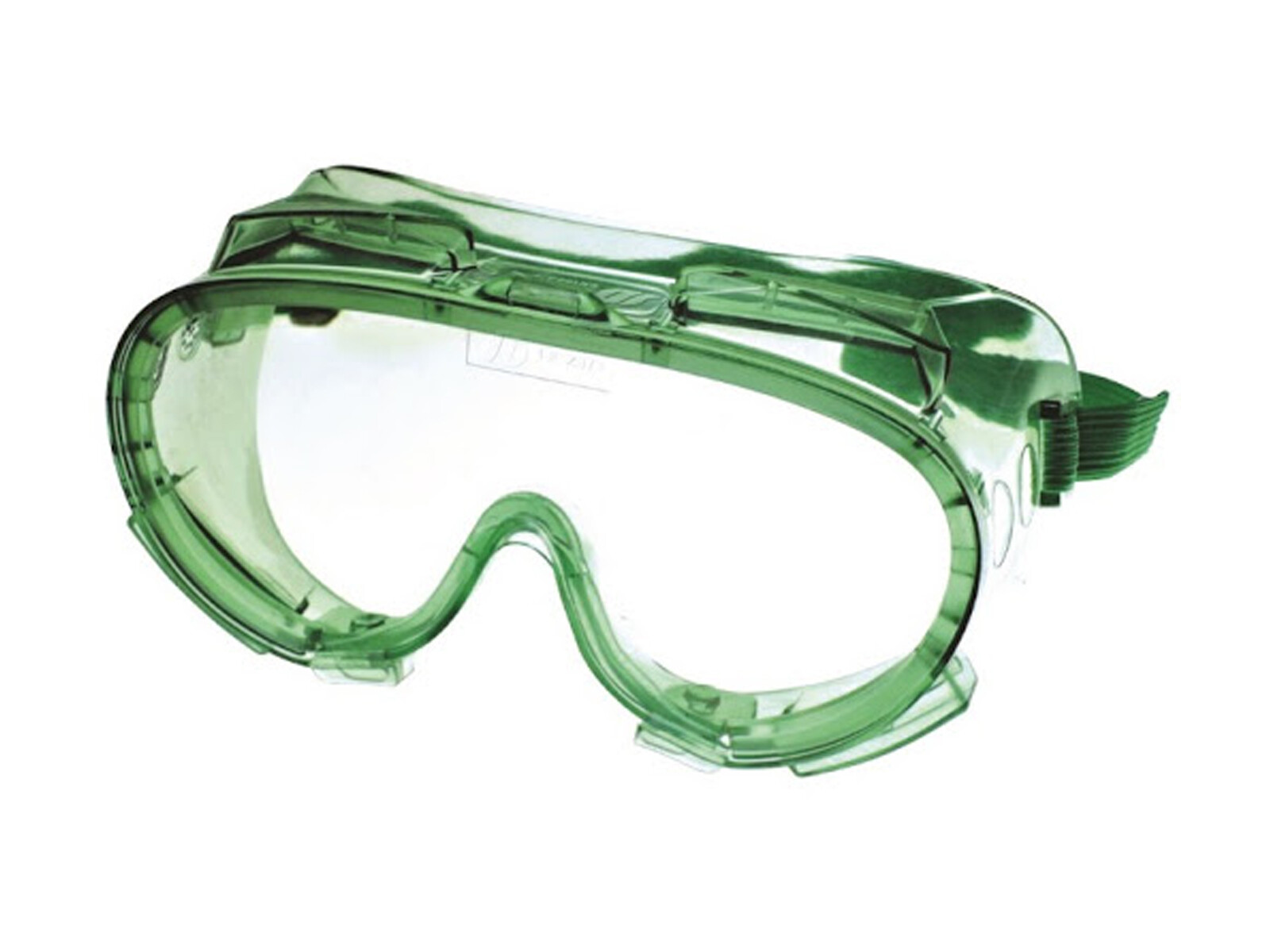 Skyddsglasögon EN166B Safety Transparenta/Grönton