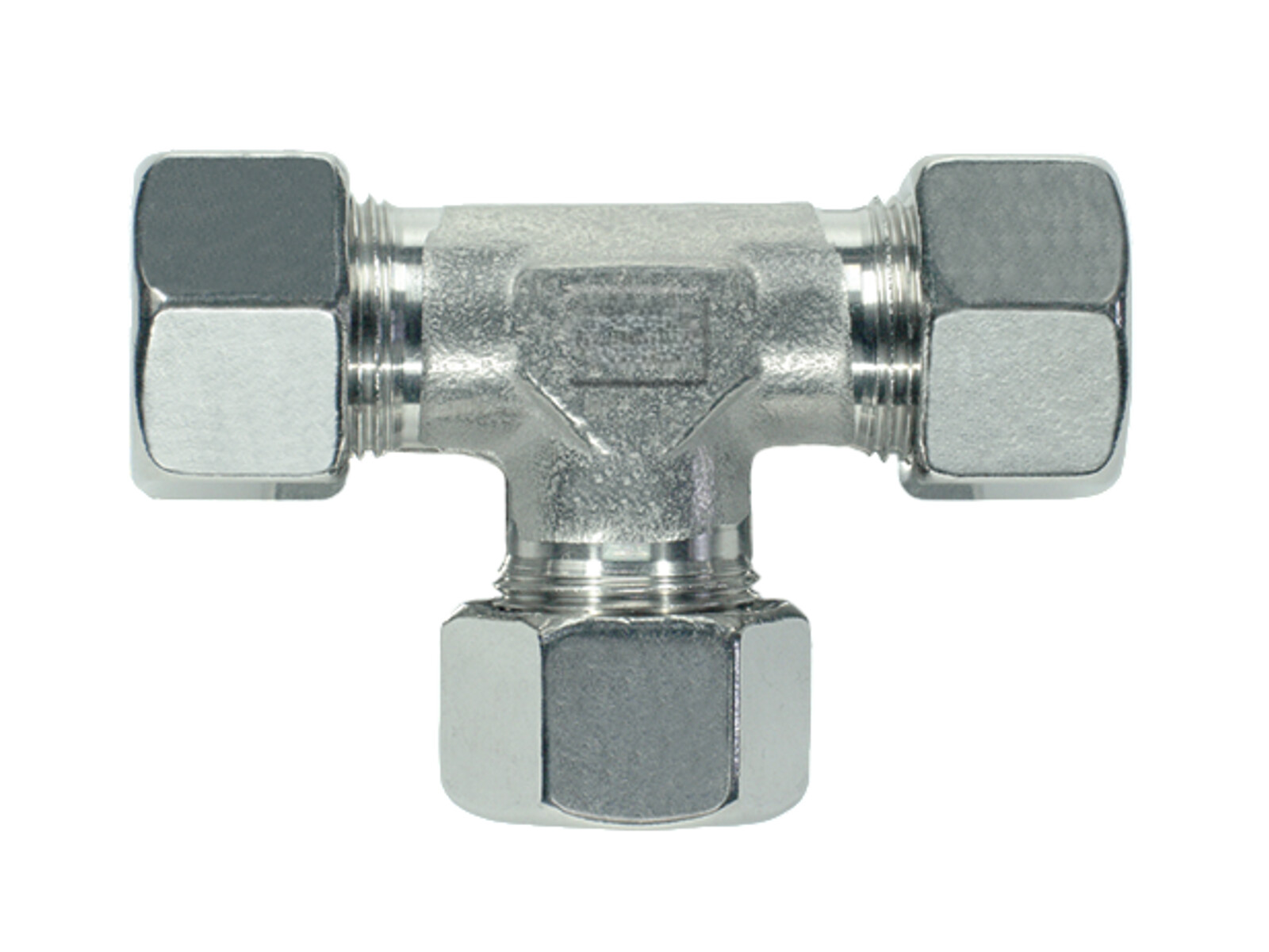 T-fitting - L-series - Male x Male x Male stainless 