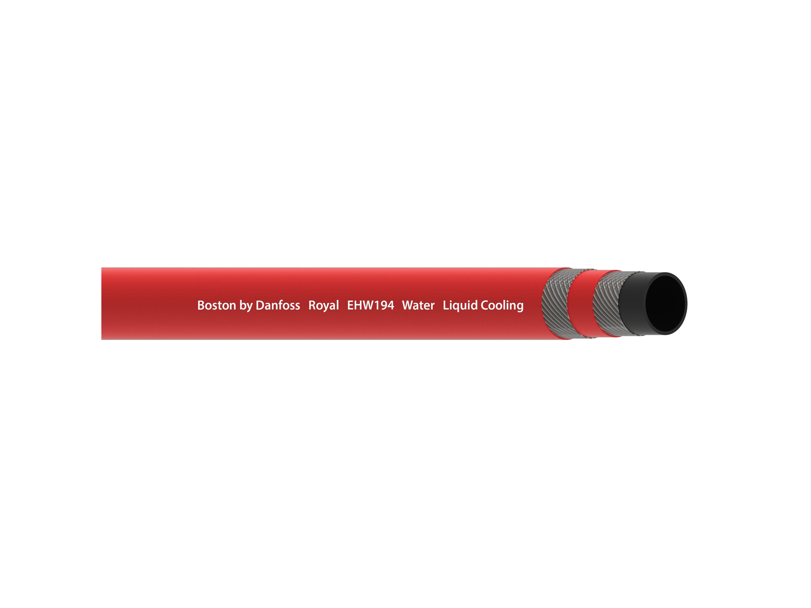 Liquid Cooling Hose  1" 25.4/36.5 Red 10.5 Bar UL94V-0