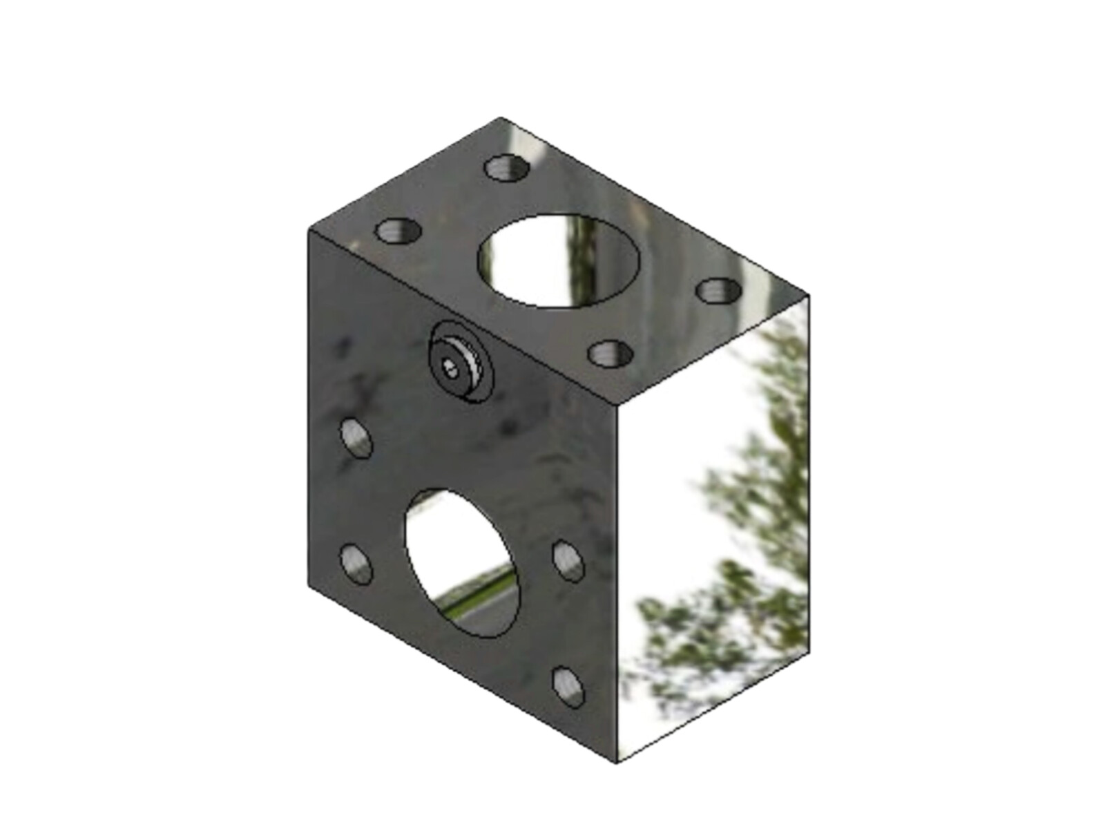 2” ISO 6162-1 METRICBLOCK 316S